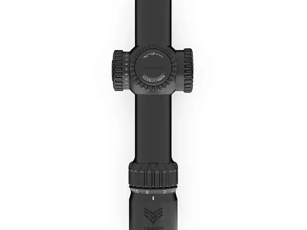 Warhorse 1-6X24mm FFP Illuminated Red Dragoon MIL Black
