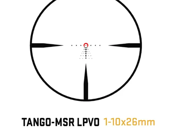 Tango-MSR LPVO 1-10x28mm SFP Illum MSR BDC10 Black W/Mount