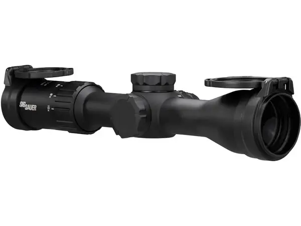 Whiskey4 2.5-10x42mm SFP Illuminated Quadplex Reticle Black