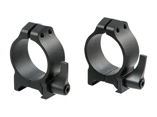 30mm Low (0.25") QD Rings Black