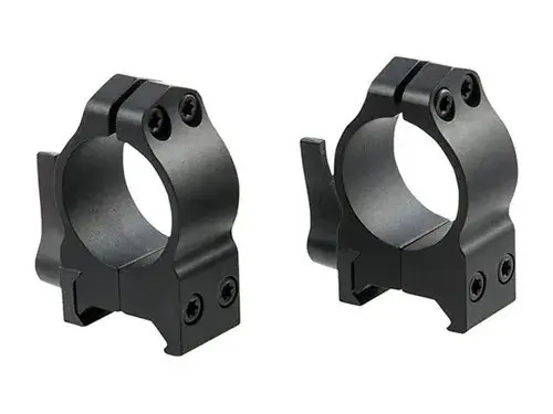 1" Medium (0.375") QD Rings Black