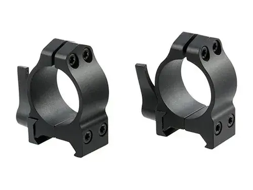 1" Low (0.25") QD Rings Black