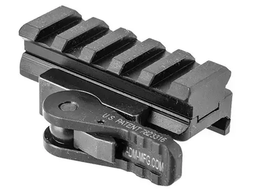 AD-170-VPG 5-Lug Picatinny Riser Mount Standard Lever Black
