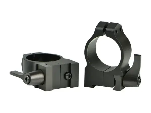 30mm Medium (1.015") 19mm Dovetail Rings, Black