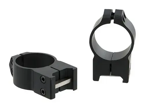 30mm High (1.115") Fixed Rings, Black