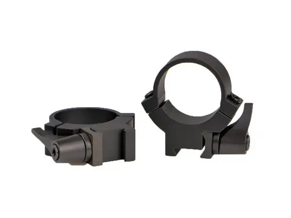 1" Medium (0.90") QD Dovetail Rings, Black