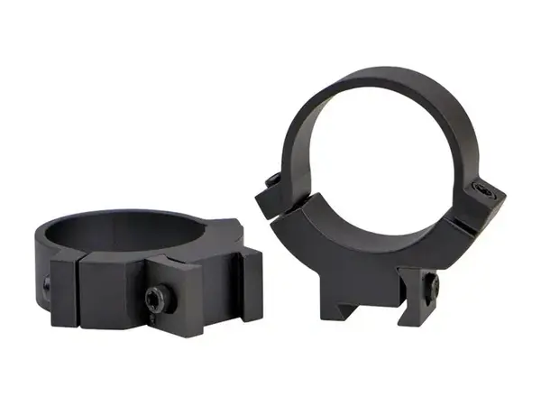 30mm High (1.115") Dovetail Rings, Black