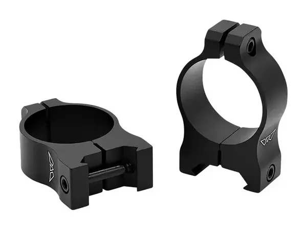 30mm Medium Matte Black Rings