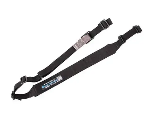 Padded Vickers Combat Sling w/Plastic Adjusters Black