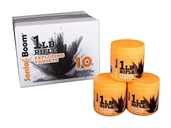 1 Pound Exploding Rifle Target 10 Pack