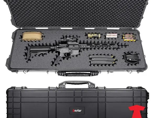 44" Hard Rifle Case w/Ragar Foam Insert Black