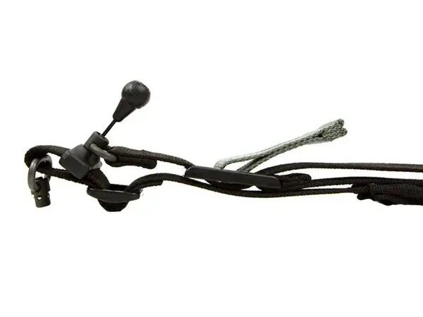 Vickers Padded 2-To-1 Red Swivel Sling-Black