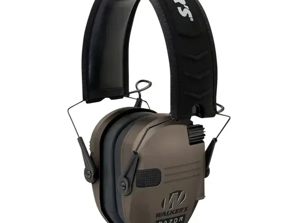Razor Slim Electronic Muffs, Flat Dark Earth