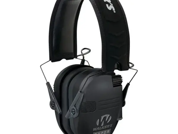 Razor Slim Electronic Muffs, Black