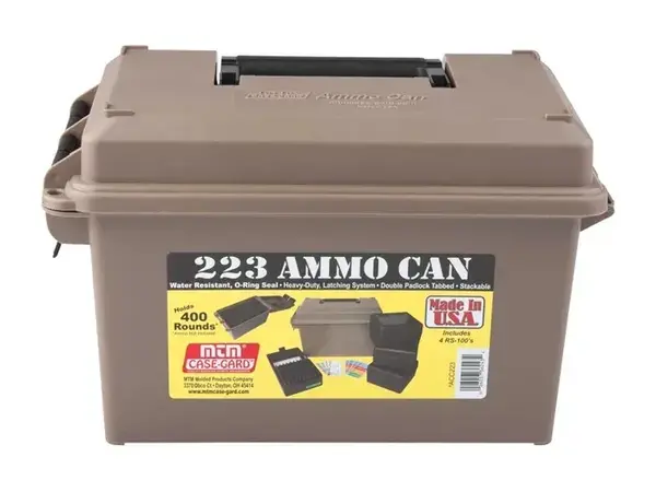 Ammo Can Combo Pack 223/5.56 Caliber 400-Round Polymer Tan