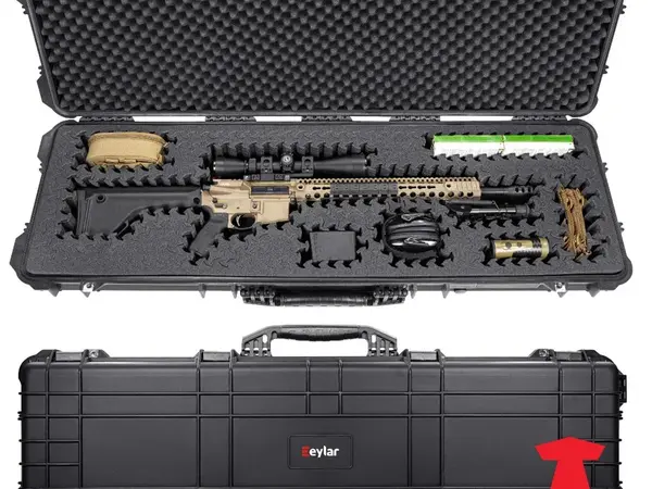 48" Hard Rifle Case w/Ragar Foam Insert Black