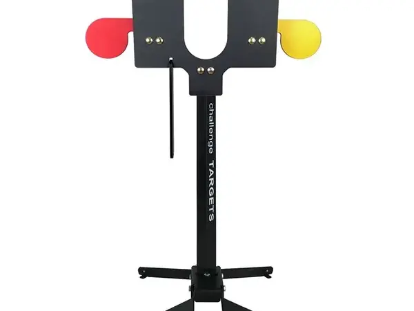 AR500 6" Quick Draw Pistol Target W/ Metal Stand