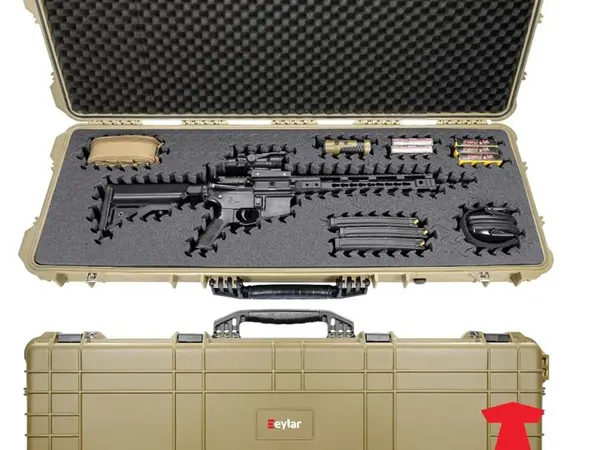 44" Hard Rifle Case w/Ragar Foam Insert Tan
