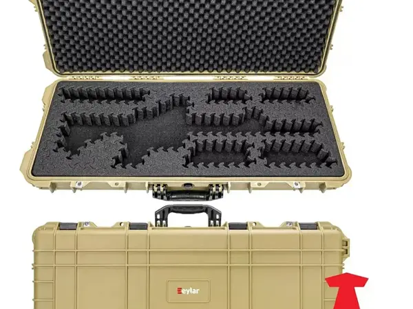 38" Hard Rifle Case w/ Ragar Foam Insert Tan