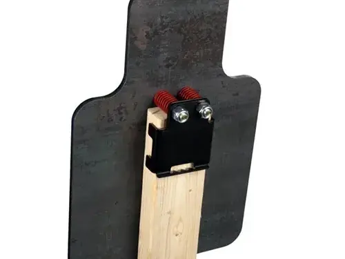 Steel Torso Handgun & Rifle Target with Heavy Base