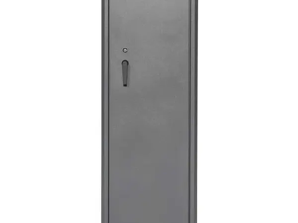 Gun Cabinet W/Key Lock 8-Gun 55" H X 18" W X 10" D, Black