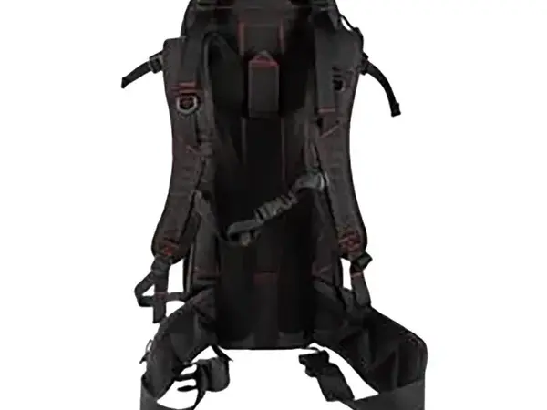Apparition Bag Black/Black Diamond with Red stitching