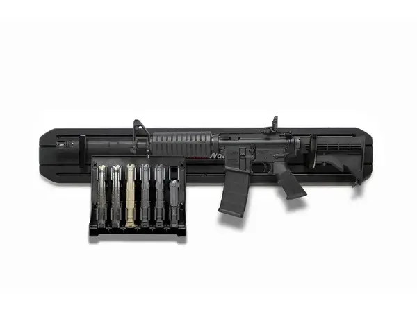 MinMod Rifle Rack w/Mag Pack Hanger for AR-15
