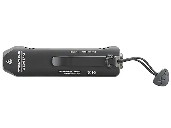 Wedge XT USB-C Rechargeable EDC Carry Flashlight Black