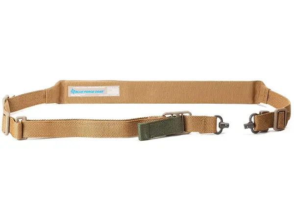 Vickers Padded 2-to-1 Sling Push Button Coyote Brown