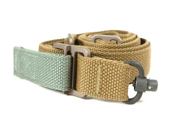 Vickers Push Button Sling W/Swivels Coyote