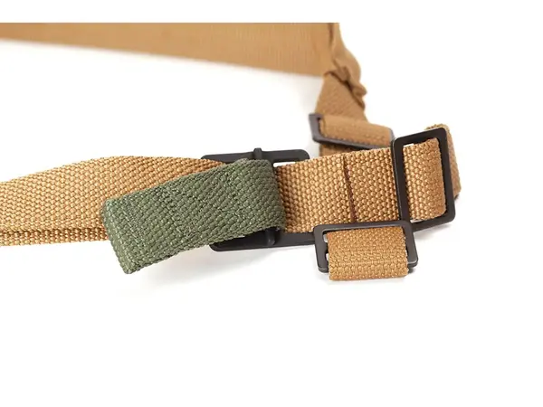 Padded Vickers Sling Machine Hardware Coyote Brown