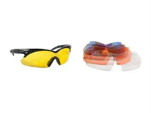 Multiple Lens Shift Interchangeable Lens Glasses Black