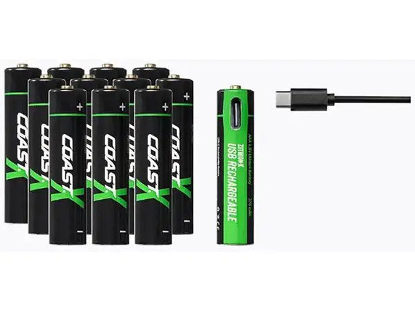 ZXAAA Rechargable Battery 12-Pack
