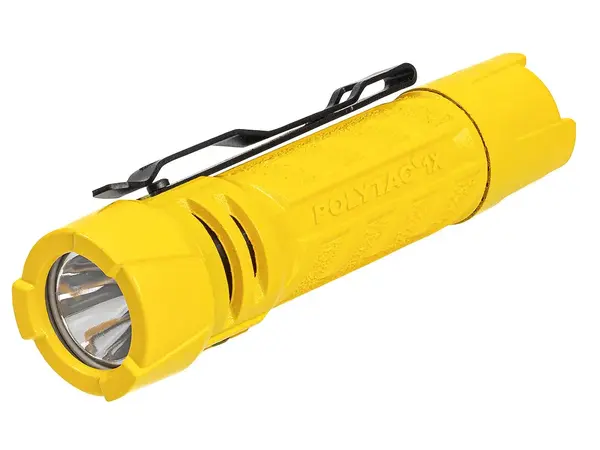 Polytac-1X Tactical Flashlight CR-123A/AA Yellow