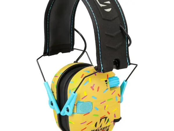 Razor Slim Folding Electronic Muff Golden Brown Sprinkles
