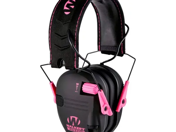 Razor Slim Electronic Muffs, Pink