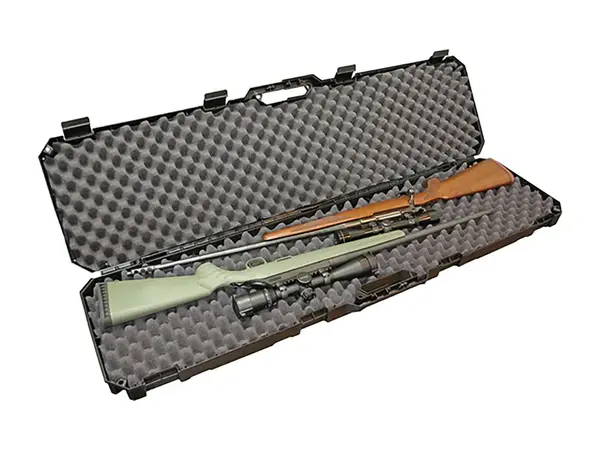 Double Scoped Rifle Case 51" Black