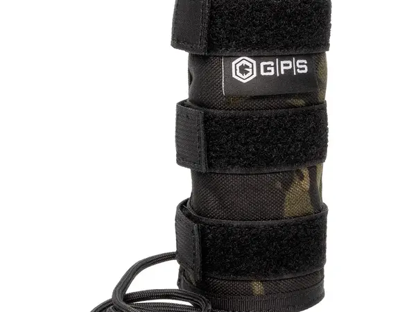Tactical Suppressor Cover 8.5" Black Camo