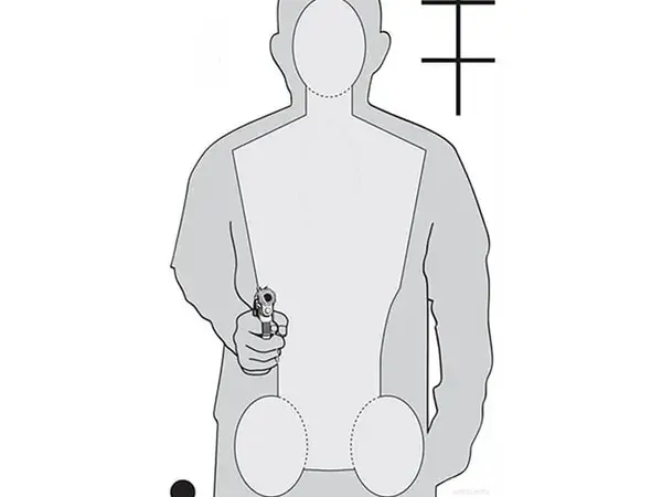 Official Ohio Police Qualification Targets 50 Pack