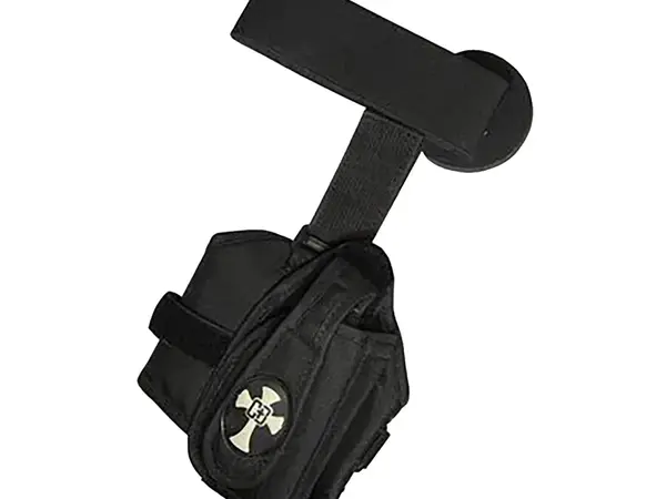 Small Ankle Holster Left Hand Black