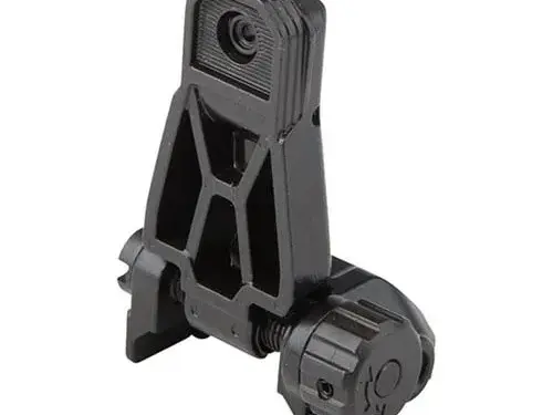 MBUS Pro Rear Sight Flip Up Adjustable Steel Black