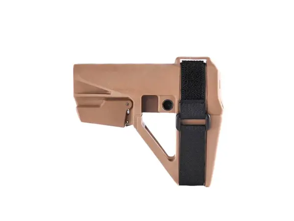 SBA5 5 Position Adjustable Pistol Stabilizing Brace  FDE