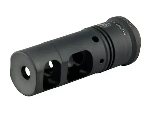 SFMB-556 Muzzle Brake 22 Caliber 1/2-28 SS Black