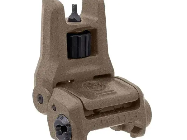 MBUS 3 Front Sight  Flip-Up Adjustable Polymer FDE