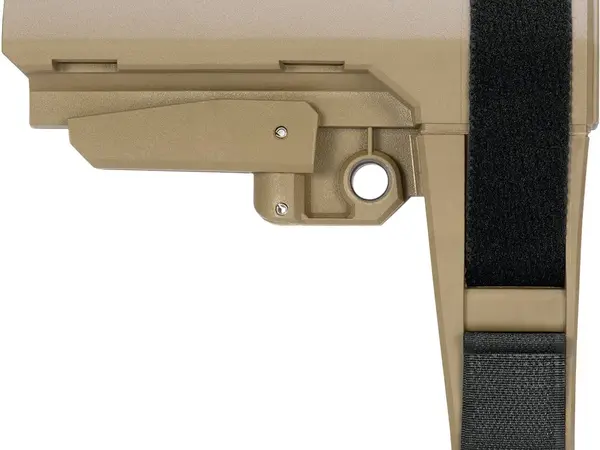 SBA3 5 Position Adjustable Pistol Stabilizing Brace FDE