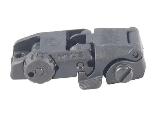 MBUS Rear Sight Flip-Up Polymer for AR-15 Black