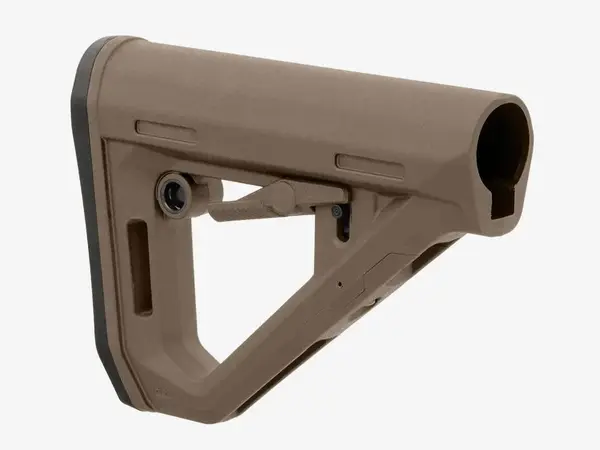 DT Collapsible Mil-Spec Carbine Stock for AR-15 FDE