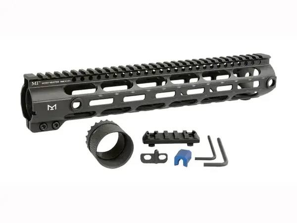 AR 308 12.625" Combat Rail Handguard DPMS Low M-LOK Black