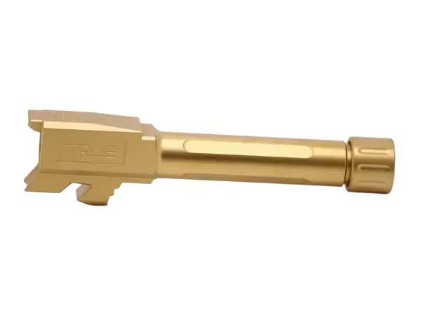 Threaded Barrel For Glock 43 Gold TiN