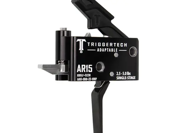 AR15 Single-Stage Adaptable Flat Trigger PVD Black